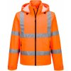 PORTWEST S164 / Pánska ľahká reflexná nepremokavá bunda - HV oranžová S
