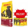 JOSERA JosiDog Regular Adult 15 kg + 4 konzervy ZADARMO