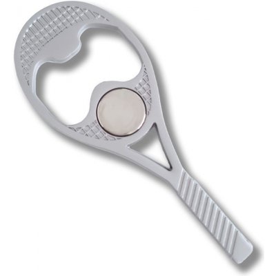 Australian Open Magnet Bottle Opener Racquet silver