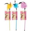 Hračka kočka udice Feather Duster mix barev Zolux 1 ks