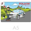 Omaľovánka A5 Polícia