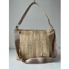 Zlatá kabelka na rameno/crossbody GROSSO GS-3111-bei/gold