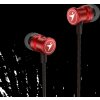 GENIUS sluchátka HS-M316 METALLIC RED, 4pin 3,5 mm jack, červená