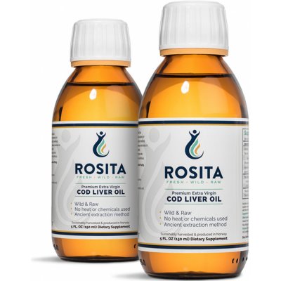 ROSITA extra panenský olej z tresčej pečene – tekutý 2x150 ml