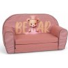 Mama Kiddies premium rozkladacie dvojité kreslo - Bear Princess