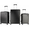 Aga Travel Sada cestovných kufrov MR4672 Čierna 93+63+33 l