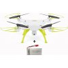 Dron Syma X5HW, bílá + náhradní baterie