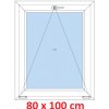Soft Plastové okno 80x100 cm, sklopné