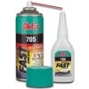 Sekundové lepidlo 125g a aktivátor 400ml - Akfix 705