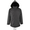 SOL´S ROBYN / Pánska parka - charcoal grey XXXL