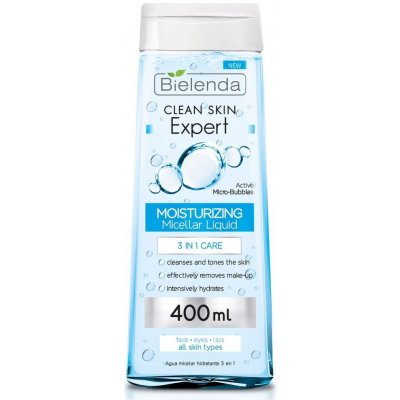 Bielenda Clean Skin Expert 3in1 Moisturizing Micellar Water 400 ml
