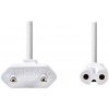 NEDIS napájací kábel 230V pre adaptéry/ prípojný/ Euro zástrčka/ konektor IEC-320-C7/ dvojlinka/ biely/ bulk/ 2m