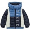 Guess Hooded Padded Jacket modrá
