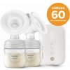Philips AVENT Odsávačka materského mlieka elektronická nabíjacia DUO SCF398/11 925248