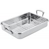 SCANPAN Pekáč s roštom, 42 x 26 cm, nerezová oceľ D071352600