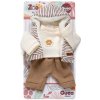 Oblečenie pre opičku Reborn 32 cm – 3-dielna súprava