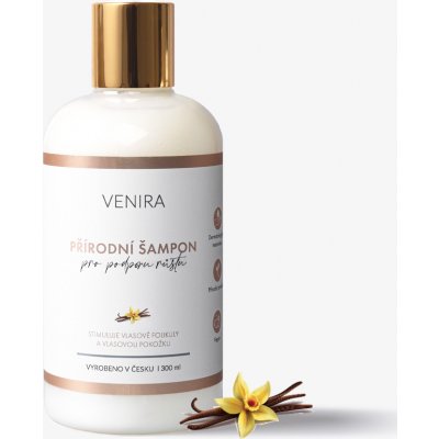 VENIRA prírodný šampón pre podporu rastu vlasov, vanilka, 300 ml vanilka, 300 ml