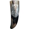 House of Warfare Picí roh 300ml s ruční rytinou Thórova kladiva