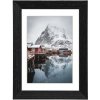 HAMA OSLO rám 15x20 s paspartou 10x15, čierna