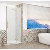 Gelco TRINITY GOLD sprchové dvere do niky 90 cm,Matné sklo,Krídlové dvere,otváranie Pravé SPH GT1290MR-G