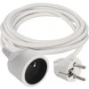 EMOS Prodlužovací kabel – spojka, 3m, bílý 1901010300