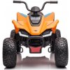 JOKO Elektrická Štvorkolka Mclaren Racing MCL 35 4x4, diaľkové ovládanie, penové kolesá, kožené sedadlo, oranžová