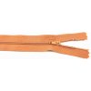 Nedeliteľný jemný plastový špirálový zips (veľkosť číslo 3) rôzne farby - dĺžka 12 cm - 60 cm 14 cm Škoricová