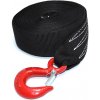 Navijakový popruh 8m 50mm s hákom, 720kg, čierny