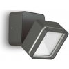 Ideal Lux 285511 LED vonkajšie nástenné svietidlo Omega Ap Square 1x7W | 650lm | 4000K | IP54 - antracit
