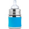 Nerezová dojčenská fľaša Pura 150ml - aqua
