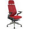 OFFICE PRO s.r.o. Kancelárska stolička Karme MESH, s podhlavníkom, červená melírovaná