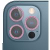 AppleKing tvrdené sklo s trblietavými rámčekmi na ochranu šošoviek fotoaparátu pre iPhone 12 Pro - ružové - možnosť vrátiť tovar ZADARMO do 30tich dní
