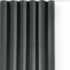 Tmavosivý zamatový dimout záves 265x225 cm Velto – Filumi