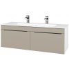 Dreja Umývadlová skrinka ASTON SZZ2 120 - N01 Biela lesk / Úchytka T07 / M05 Béžová mat