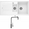 Blanco ZIA 6 S biela s excentrom 514734 + Blanco MILI chróm 519413