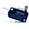Tracon electric Mikrospínač so skrátenou pákou a kladkou 15mm