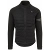 AGU Cyklistická zateplená bunda - DEEP WINTER HEATED - čierna