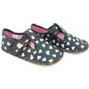 EF barefoot papuče 395 Hearts Black