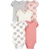 CARTER'S Body krátky rukáv Floral dievča LBB 5 ks 3 m /veľ. 62