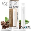 IZY VAPE ONE+ Cappuccino 0 mg 1000 poťahov jednorazová elektronická cigareta