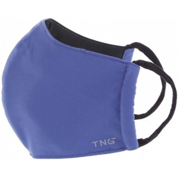 Rúško TNG rúško textilné 3-vrstvové modré M 5 ks