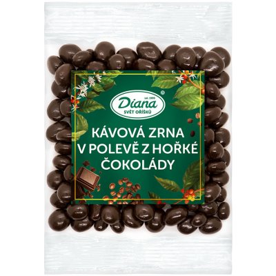 Diana Company Kávové zrná v poleve z horkej čokolády 100 g