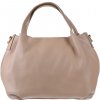NovaKabelka.sk Tea Taupe Chiara kožená talianska crossbody kabelka hnedá