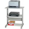 Stolík na kolieskach pod tlačiareň veľký, max 30kg, 77.5x68x50 cm (HxWxD), sivý