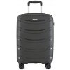 Plastový kufr HIGHBURY Carbon L - šedá - 92 L