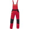 ARDON®4Xstretch® Pracovní kalhoty s laclem červené 52 H6612/52