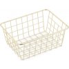 BISK Erga Niagara, drôtený košík 245x180x95 mm na postavenie, zlatá lesklá, ERG-08061