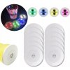 LED podložka - nálepka pod fľašu, pohár, hrnček, sada 12 ks
