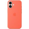 iPhone 16 Silicone Case with MS - Tangerine