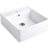 VILLEROY & BOCH - Keramický drez Single-bowl sink White alpin modulový 595 x 630 x 220 bez excentra 632061R1